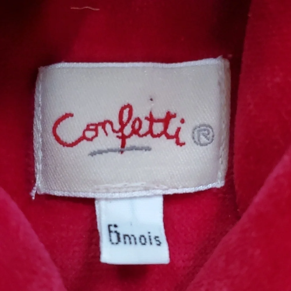 Confetti of france 80s Kidcore Retro Baby vintage yellow fruits snowsuit
